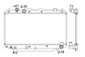 Радиатор охлаждения Toyota RAV4 18 AT 0006